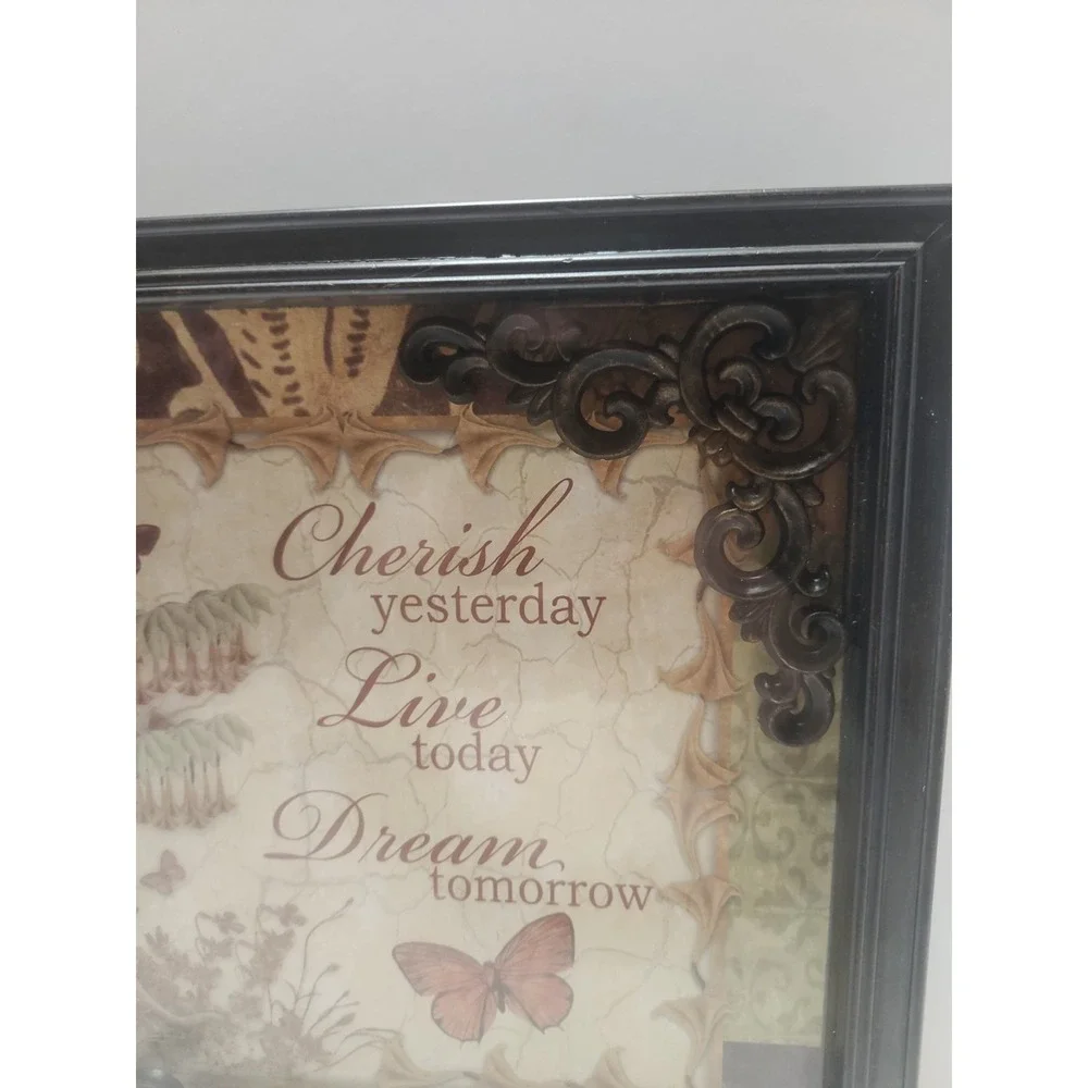 Interior Design 11x11 Cherish Yesterday Black Frame Butterfly Box Design